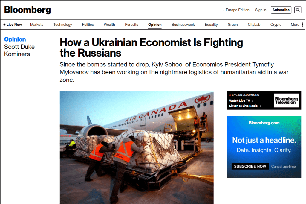 How a Ukrainian Economist Is Fighting the Russians